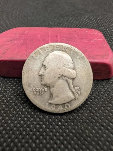1940-S Washington Quarter 90% Silver