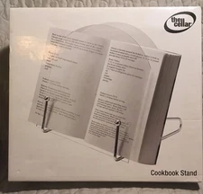 Plexiglass Chrome Cookbook Shield Stand Vintage 80’s / The Cellar At Macys