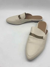 Pre-Owned Vionic Ivory Size 7.5 Slip On Mule Flats