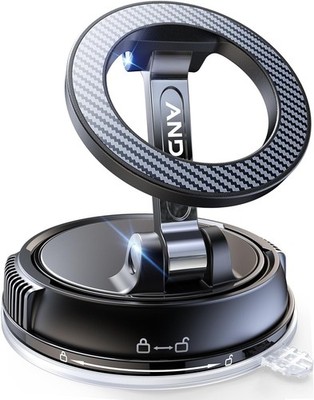 arbon Fiber Magsafe Car Phone Holder 78LBS Suction iPhone 16 15 14 13