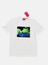 Hugo Boss Mens Demonad Graphic Tee T-Shirt White Size M
