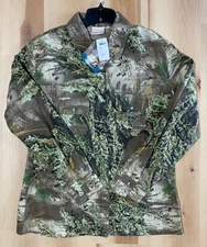 SHE Safari Camo Hunting Shirt - Realtree Max-1 Open Terrain Bowhunter Size XXL