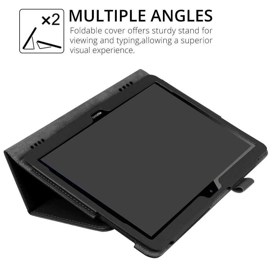 Leather Smart Stand Case Cover Huawei Mediapad M6 8.4 10.8 Mate Pad 10.4 T8 8.0 - Image 4 of 4