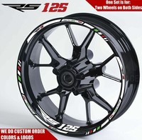 Aprilia RS125 Felgenaufkleber Felgenaufkleber RS 125 RSV V4 Tuono