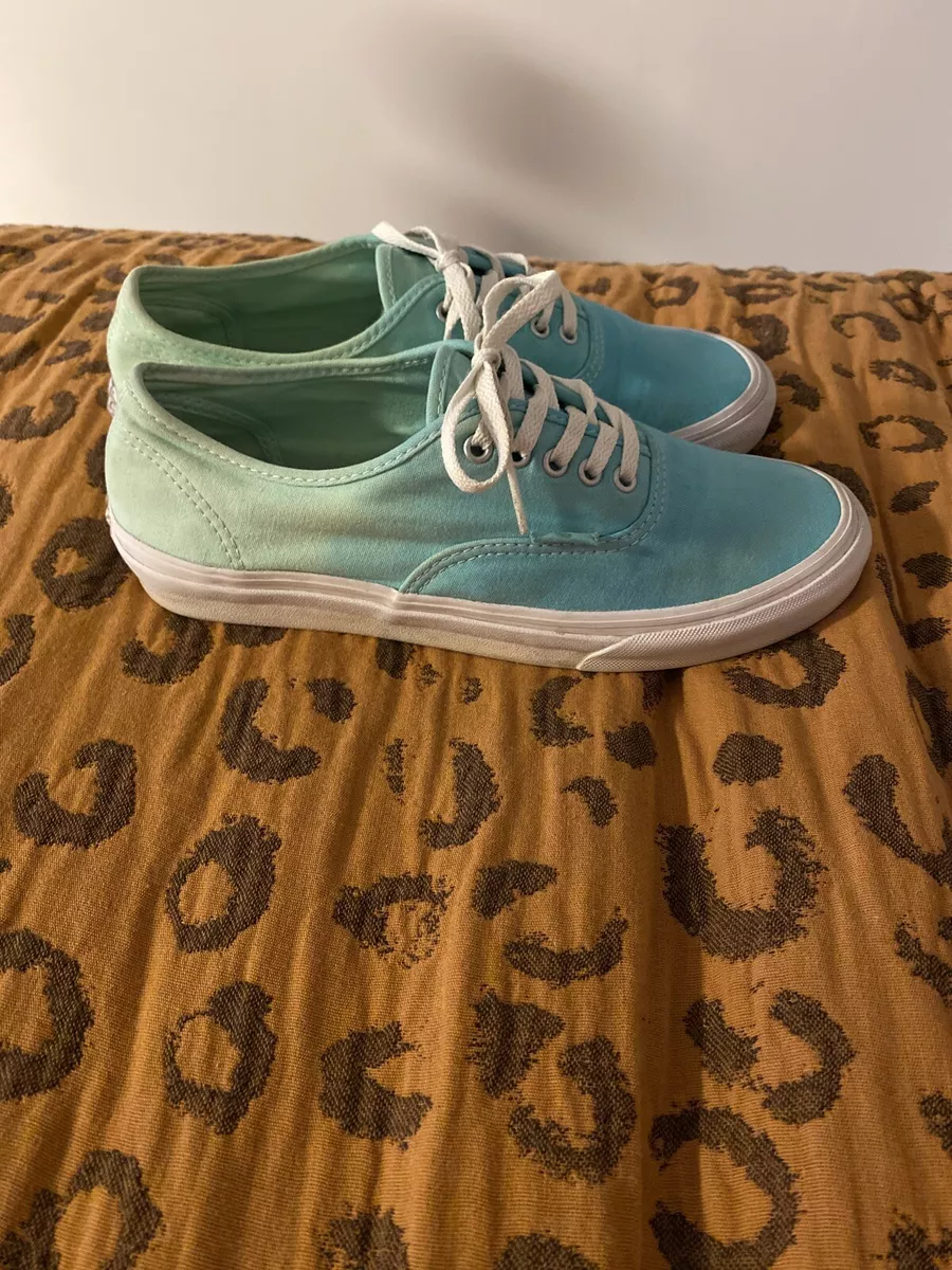 Turquoise vans hotsell womens