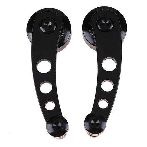HOT! NEW PAIR Window Winder Black Crank Car Handle Manual Door For Honda Civic - Picture 12 of 15