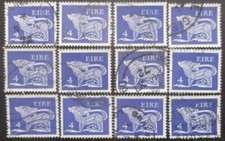 IRLANDE N°259 X 12 oblitéré