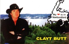 Clayt Butt - My Heart Is In Newfoundland Cass, Album, Dol  Very Good Plus VG 