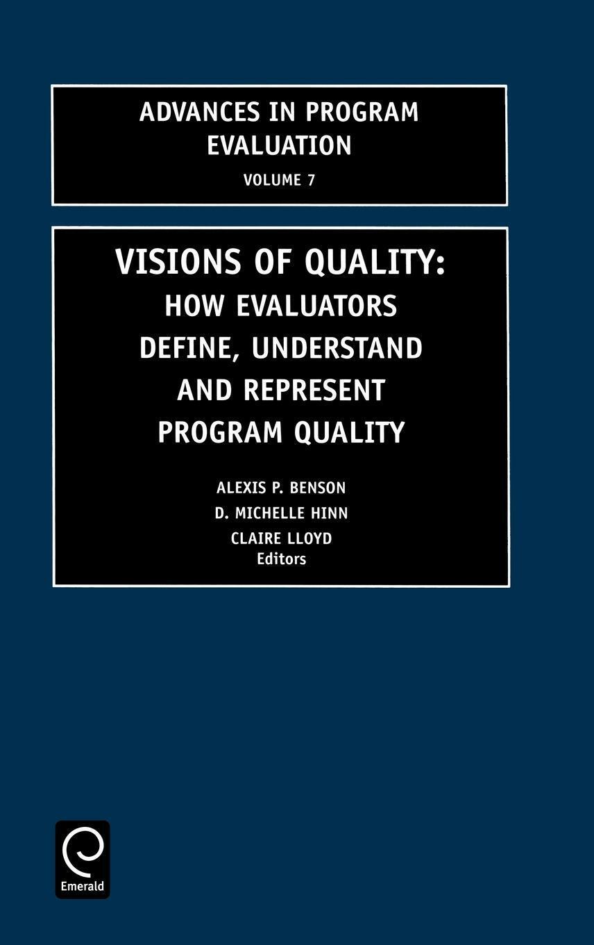 Thumbnail - D. M. Hinn | Visions Of Quality | Buch | Englisch (2001) | Jai Press