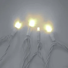 10 Indoor Mini String Lights, 8.35 FT White Cord