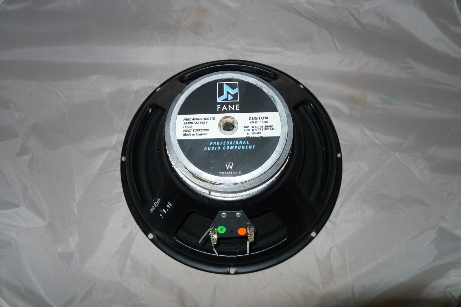 Wharfedale Fane 12" bass drivers custom KP12-100C 100W RMS 200W Baker speakers