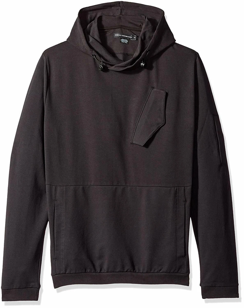 Pull à Capuche Homme French Connection - Marine - Taille M - Zippé