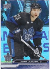 2023-24 UD..MARK GIORDANO..SILVER FOIL..CARD # 171..MAPLE LEAFS..COMBINED SHIP