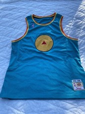 Black Pyramid Men’s Shirt Lg ? Basketball Jersey Out Here Ballin Teal Zippers