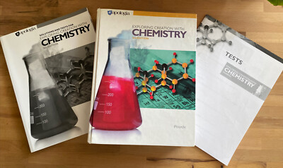 Apologia Chemistry 3rd Edition Textbook, Solutions And Tests, And Tests