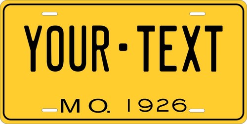 Missouri State Tag Custom Auto ODER Motorrad Neuheit personalisierte Nummernschilder - Bild 10 von 56