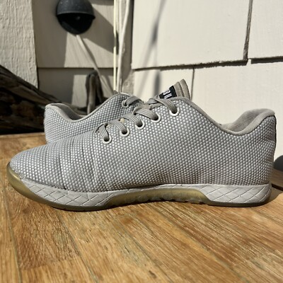 NOBULL Canvas Trainer Blue Athletic Shoes Lace Up Sneaker 