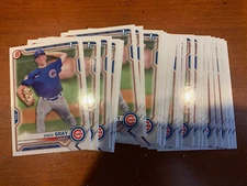 25 Card Lot 2021 Bowman Draft Paper Drew Gray Chicago Cubs 1st  Card #BD-35