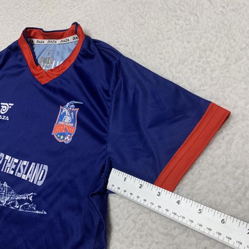 Diaza Design in US Youth Medium Blue Red Rough Riders Soccer Jersey - Picture 4 of 9