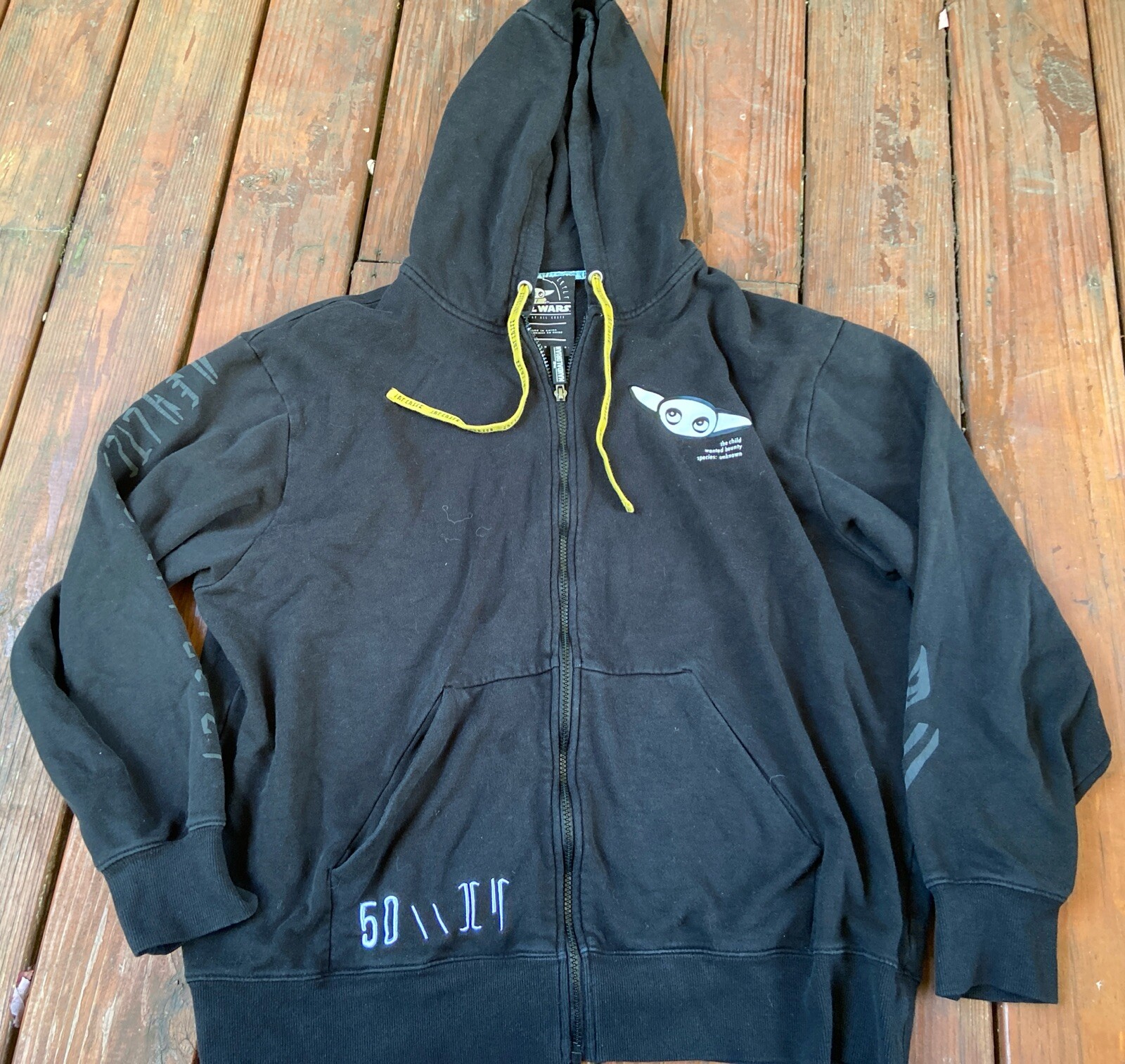 STAR WARS Mandalorian Disney Merch THE CHILD Baby Yoda Black Full