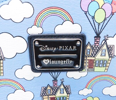 Loungefly Disney Pixar UP Balloons House Mini Backpack. Blue  display picture 3