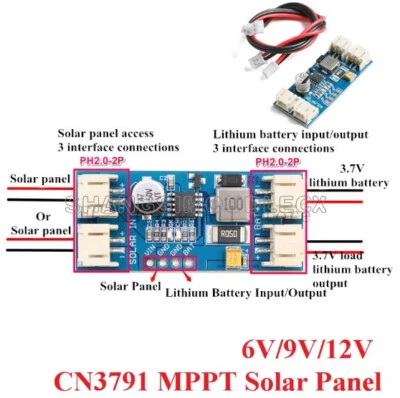 CN3791 6/9/12V MPPT Solar Panel Regulator Controller Charger For Lithium Battery