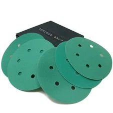 6 Inch Sanding Discs 6 Hole 40-800 Grit Hook & Loop Sandpaper for Orbital Sander
