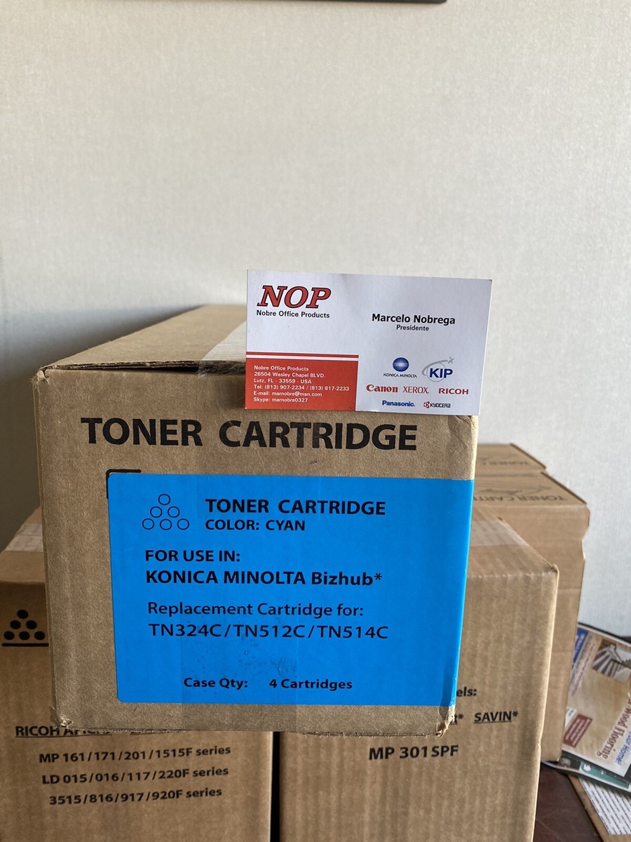 4 Konica Toner TN512K/TN512C TN512M TN512Y A33K132 A33K432 4 Konica Toner TN512K/TN512C TN512M TN512Y A33K132 A33K432