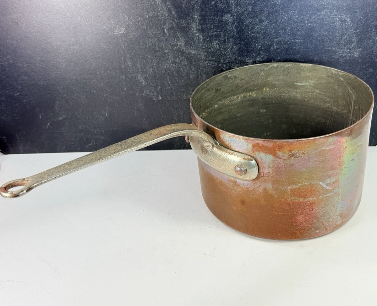 Duparquet D.H.& M. Co. New York Copper Sauce Pan Stock Pot 8.25” x 5.5"