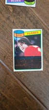 1980-81 TOPPS SIGNED TEAM LEADERS CARD KENT NILSSON FLAMES JETS WHA SWEDEN # 106