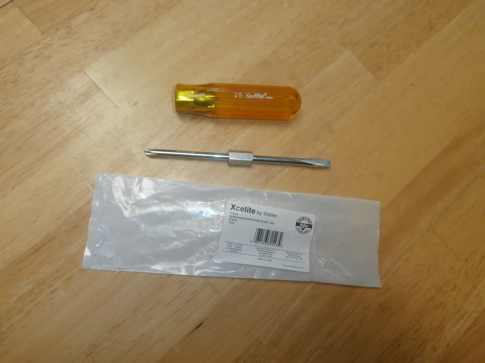 XCELITE CR2N REVERSIBLE SCREW DRIVER BLADE W/#25 HANDLE SLOTTED/PHILLIPS,NEW - Image 3 of 4