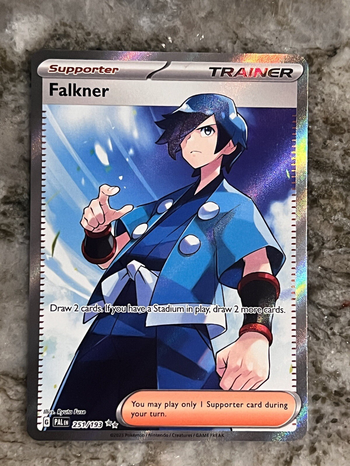 Falkner Full Art 251/193 • Paldea Evolved Pokemon TCG • Ultra Rare • M/NM