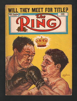 アメリカボクシング雑誌The RING 1952年6月号 June 1952 The Ring Boxing Magazine – Will They Meet for Title