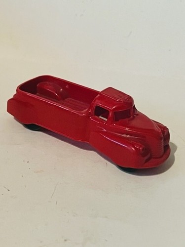 Acme Toy Car Antique Plastic Car Train Motorcycle Vtg Tour 1940s marx Texaco oil - Picture 2 of 4