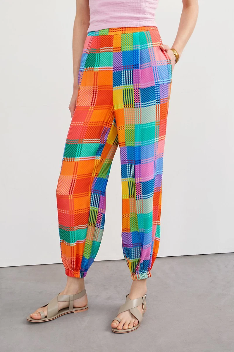 Anthropologie Farm Rio Woven Joggers Colorful Pants XS eBay