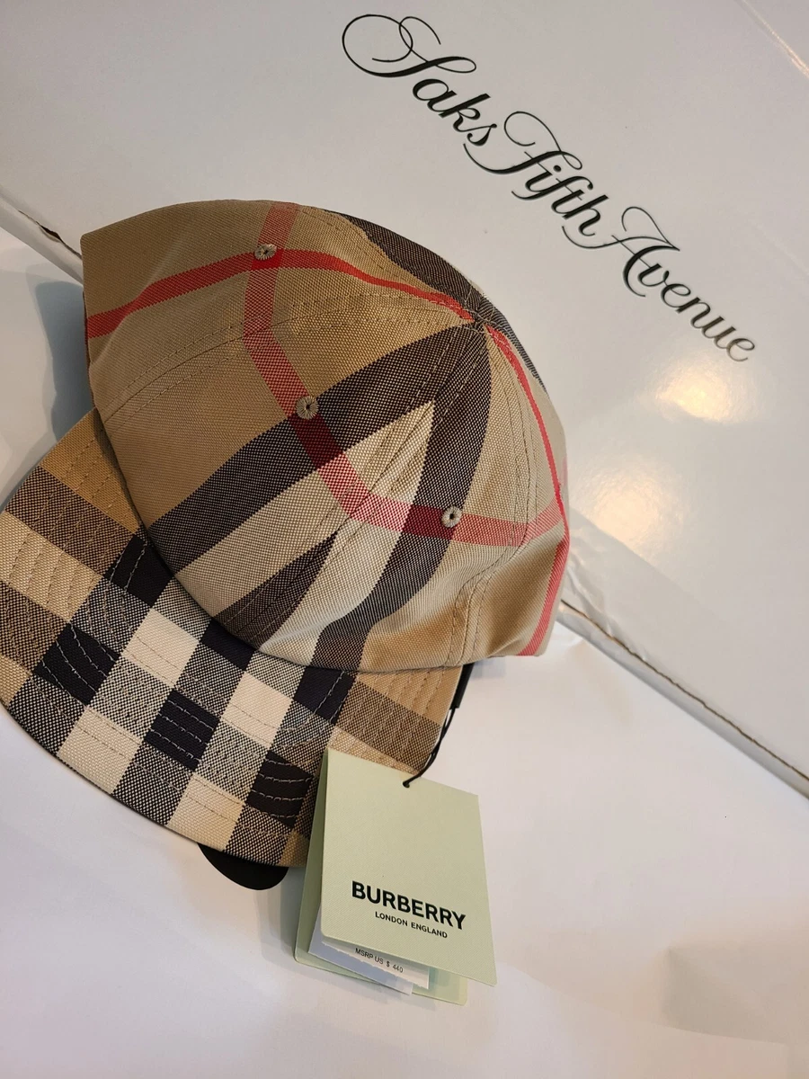 650 Burberry Logo Hat Cap Men Limited Edition Multicolor