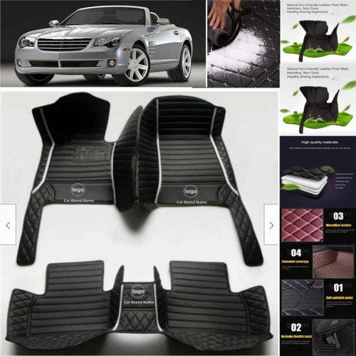 For Chrysler crossfire 2004-2008 Car Floor Mats Custom All Weather Waterproof - Imagen 10 de 36