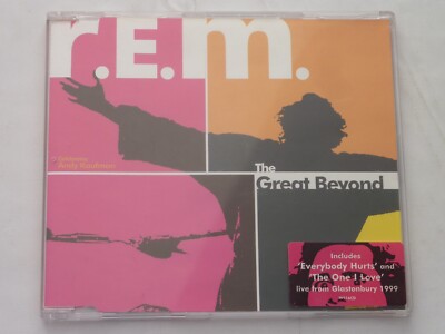 R.E.M. THE GREAT BEYOND  4 TRACK CD: EVERYBODY HURTS,MAN ON THE MOON ONE I LOVE