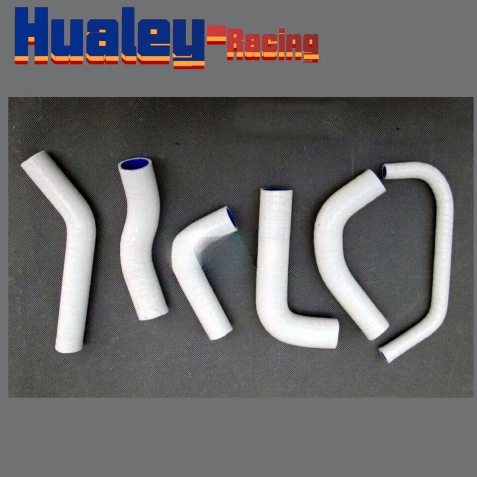 Mangueras de radiador de silicona blancas para Honda XR650R 2000-2009 2001 2002 2003 2004 06 Foto 3 de 4