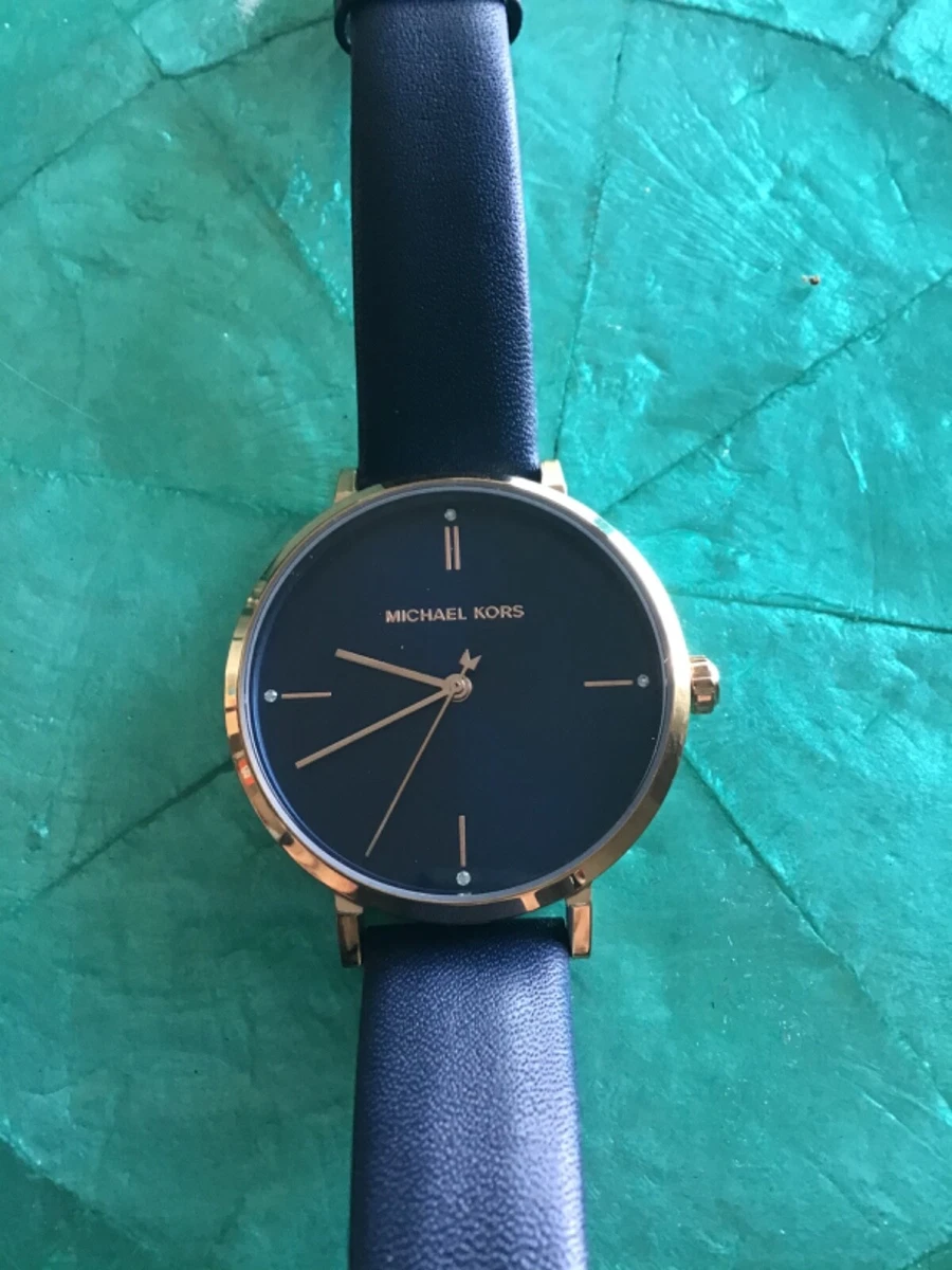 Michael Kors Women s Jayne Three Hand Rose Gold Tone Alloy Watch MK7124