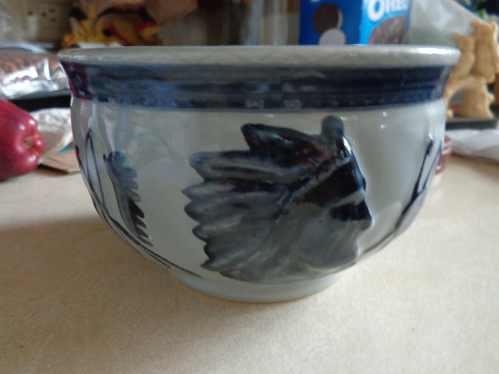 VINTAGE 20TH ANNUAL OLD SLEEPY EYE CONVENTION 1995 BOWL USA POTTERY