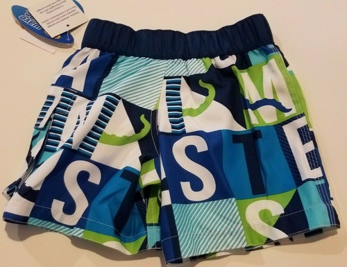 Infant Boys Wave Zone Brand Swim Trunks Various Designs Size 0-3M 12M - Picture 5 of 5