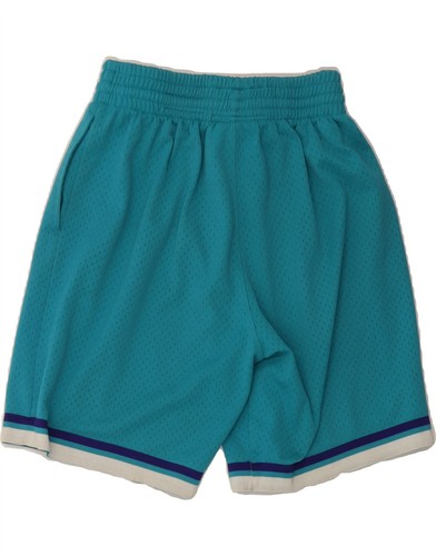 MITCHELL & NESS Mens NBA Sport Shorts Medium Blue Polyester FW06 - Picture 2 of 4