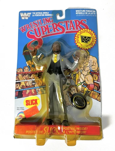 RARE 1885 "SLICK" WWF LJN WRESTLING SUPERSTARS ORIGINAL NEW IN PACKAGE