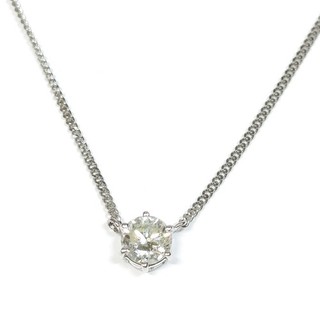 NO TARIFF Jewelry Necklace Natural Diamond 1.04ct Platinum 2340063