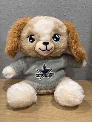 Lullabrites Tan Brown Puppy Dog plush Light Up Soothing Music Work Cowboys Shirt