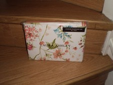 laura ashley wild meadow pair standard pillowcases, crimson 50 x 75 cms