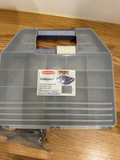 Plastic Organizer Box with Removable Dividers to Customize Sizes - Great for ...