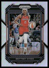 Brittney Sykes 2023-24 Panini Prizm WNBA Silver Prizm Washington Mystics #67