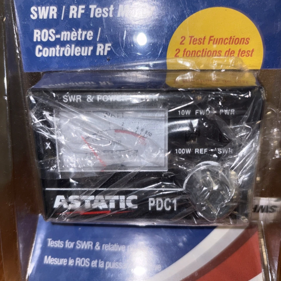 Astatic 302-01637 ( PDC1 ) CB Radio Antenna SWR / RF Test Meter - Image 2 of 4